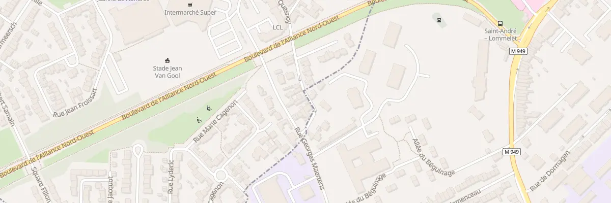 Plan du 46 Rue de Lommelet à Marquette-lez-Lille