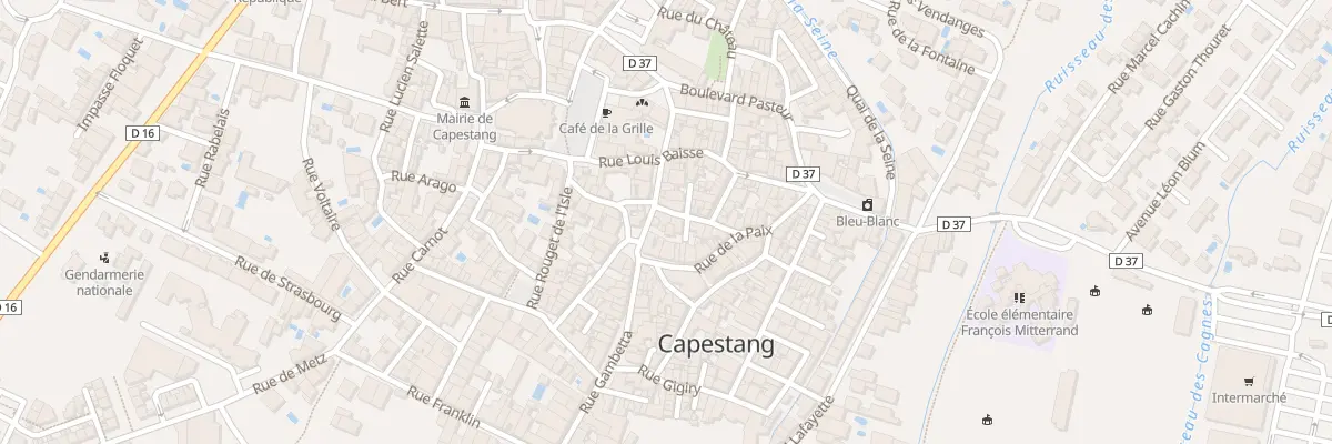 Plan du 15 Rue Gambetta à Capestang