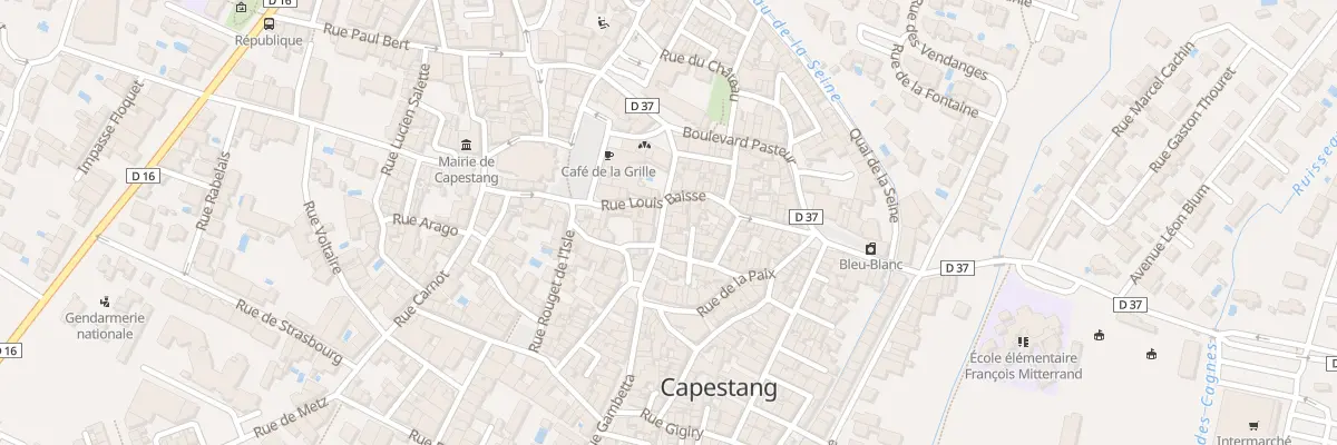 Plan du 9 Rue Gambetta à Capestang