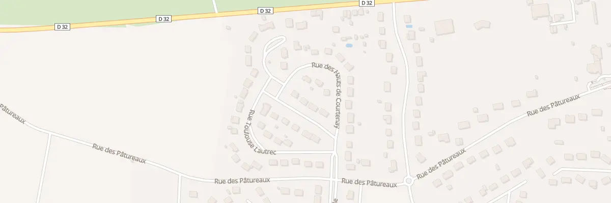 Plan du 6 Rue Jean Ingres à Courtenay