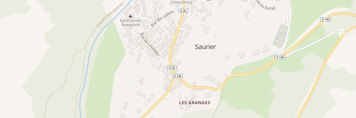 Plan du 32 Rue des Relais à Saurier