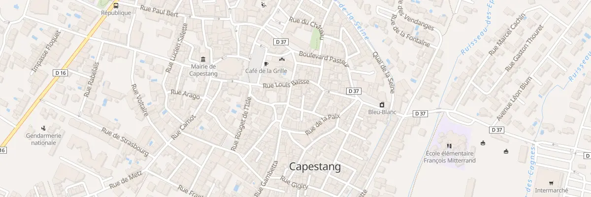 Plan du 11 Rue Gambetta à Capestang