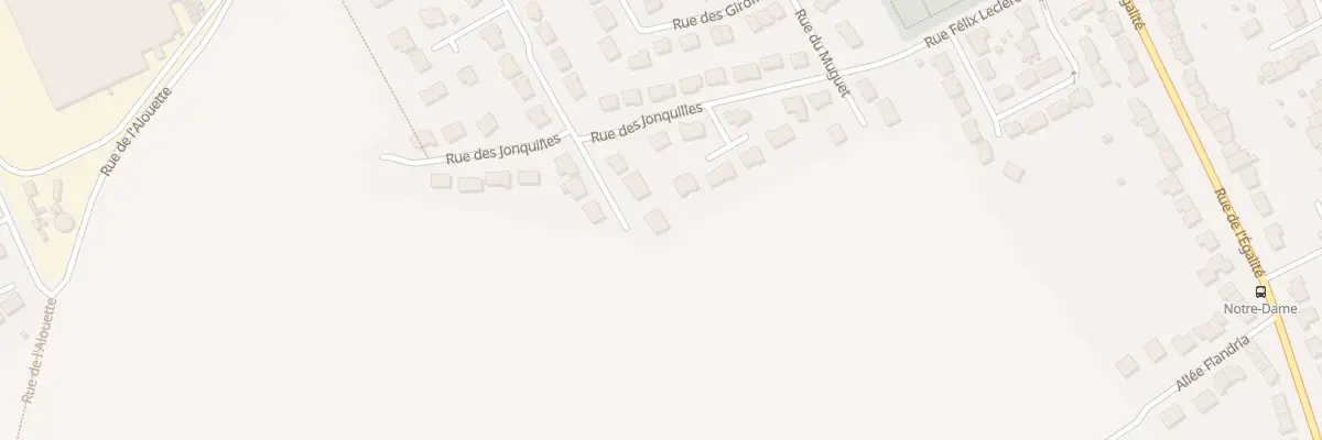 Plan du 281 Rue des Eglantines à Cuincy