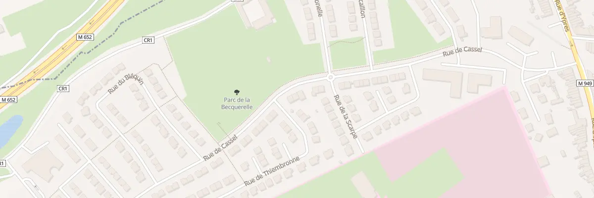 Plan du 70 Rue de Cassel à Marquette-lez-Lille