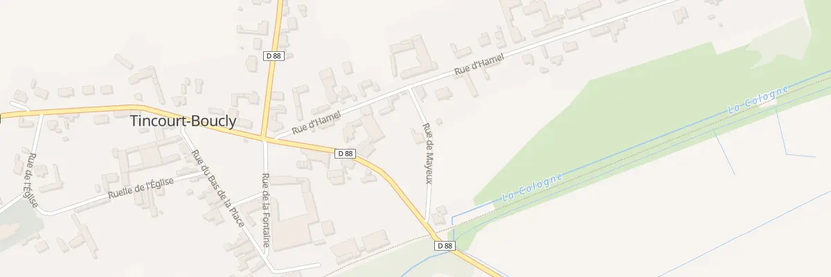 Plan du 4 Rue de Mayeux à Tincourt-Boucly