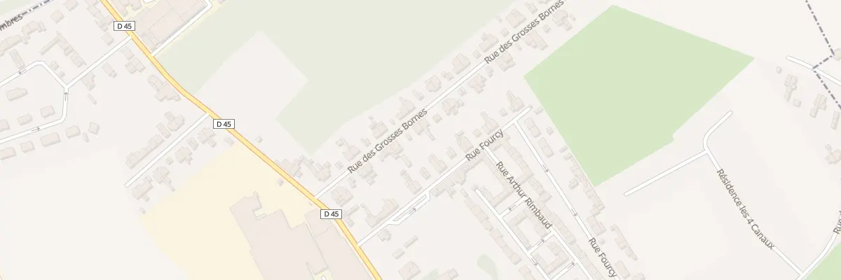 Plan du 14 Rue des Grosses Bornes à Corbehem