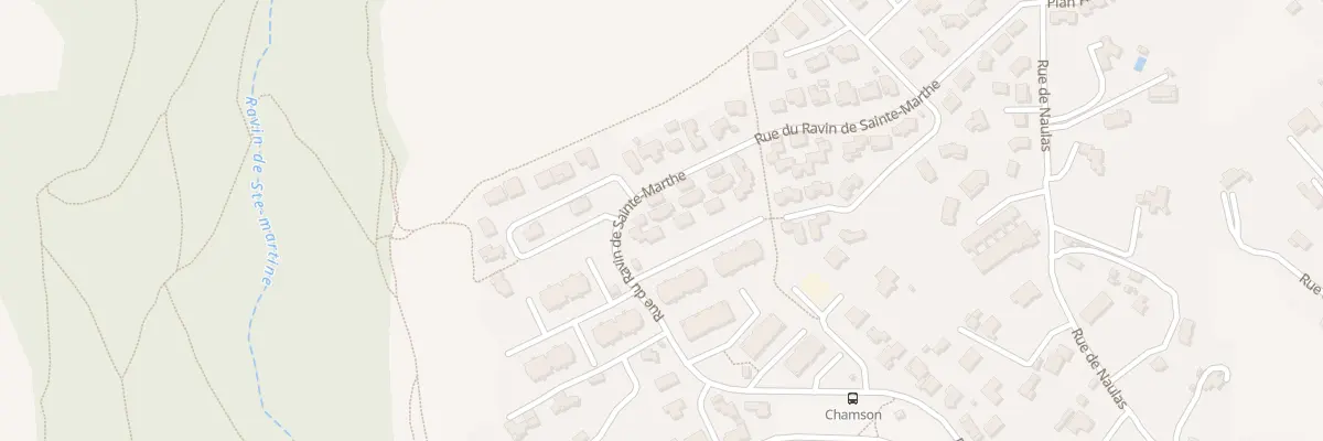 Plan du 327 Rue du Ravin de Sainte Marthe à Millau