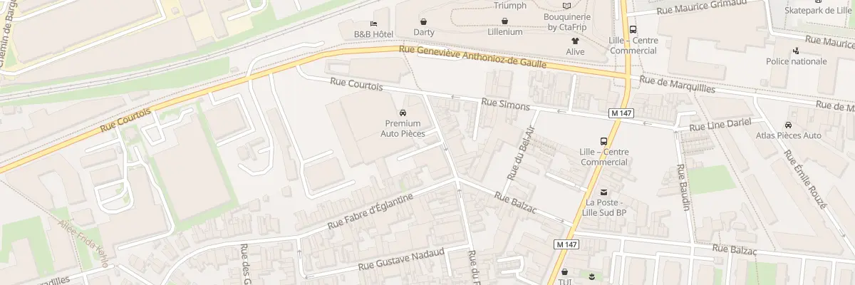 Plan du 12 Rue du Four à Chaux à Lille