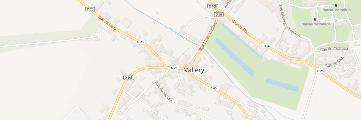 Plan du 8 Rue Gisèle Guillard à Vallery