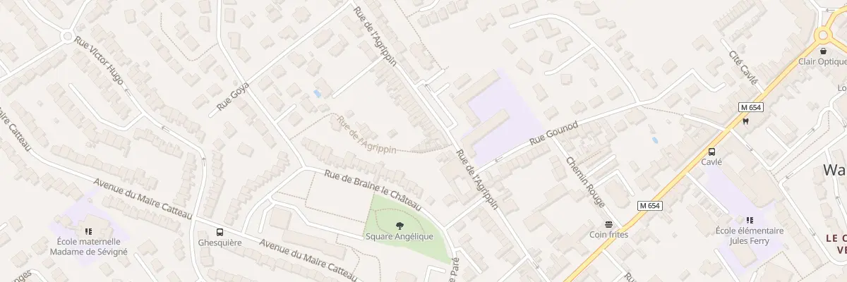 Plan du 209 Rue de l’Agrippin à Wambrechies