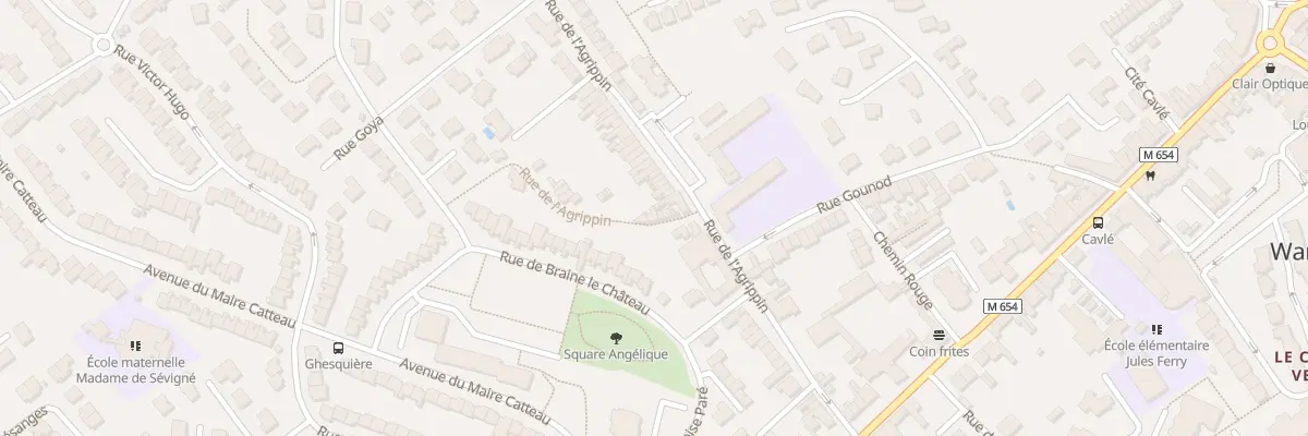 Plan du 189 Rue de l’Agrippin à Wambrechies