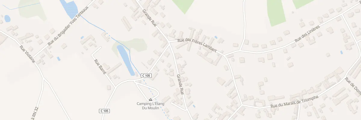 Plan du 450 Gr Grande Rue à Salency