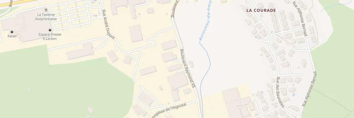 Plan du 8 Bd Raymond VII à Creissels