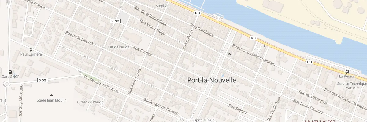Plan du 139 Rue Suffren à Port-la-Nouvelle