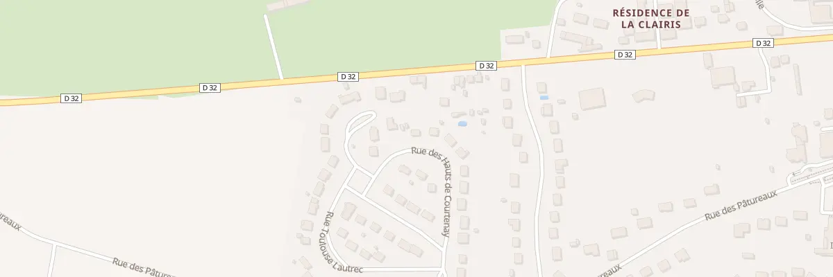 Plan du 22 Rue des Hauts de Courtenay à Courtenay