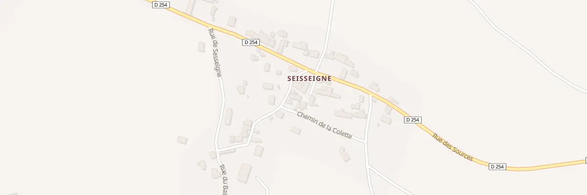 Plan du 28 Rue de Sesseigne à Germigny-sur-Loire