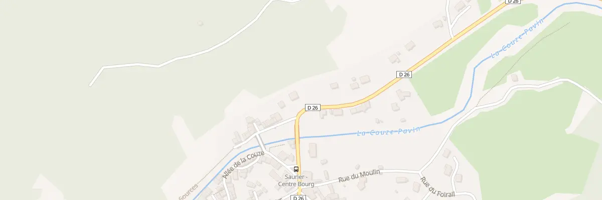 Plan du 2 Rte d’Issoire à Saurier