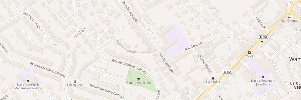 Plan du 185 Rue de l’Agrippin à Wambrechies