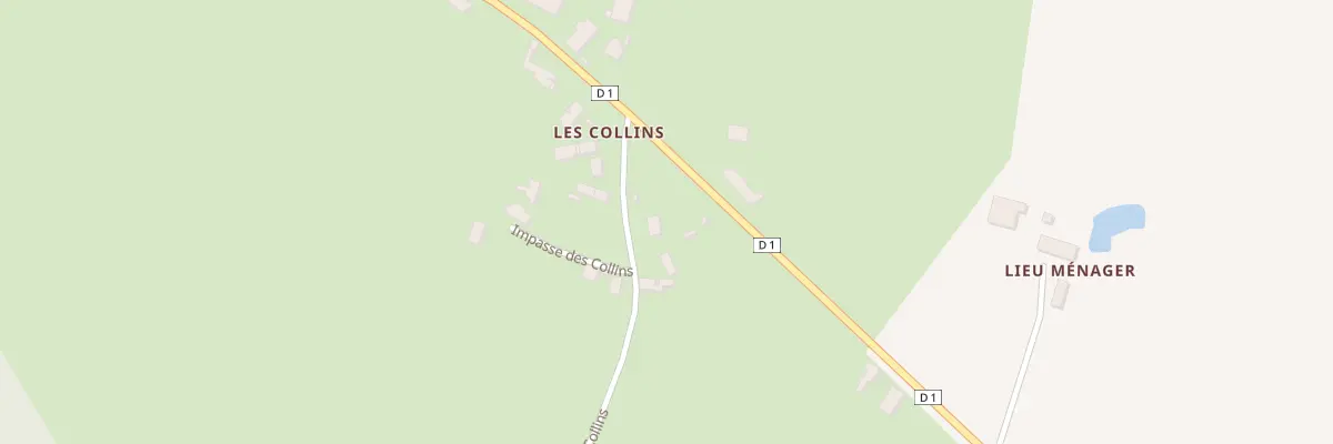 Plan du 1 Chem des Collins à Limoise