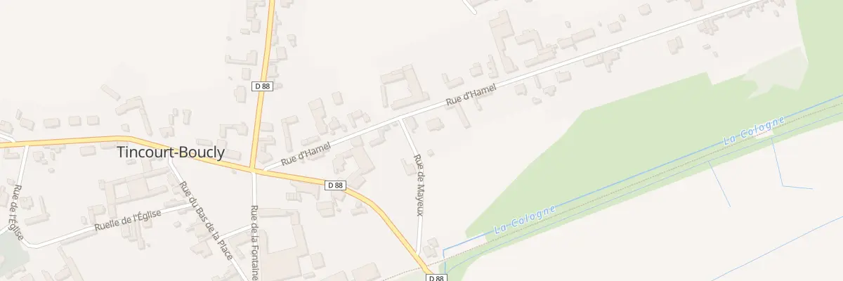 Plan du 1 Rue de Mayeux à Tincourt-Boucly