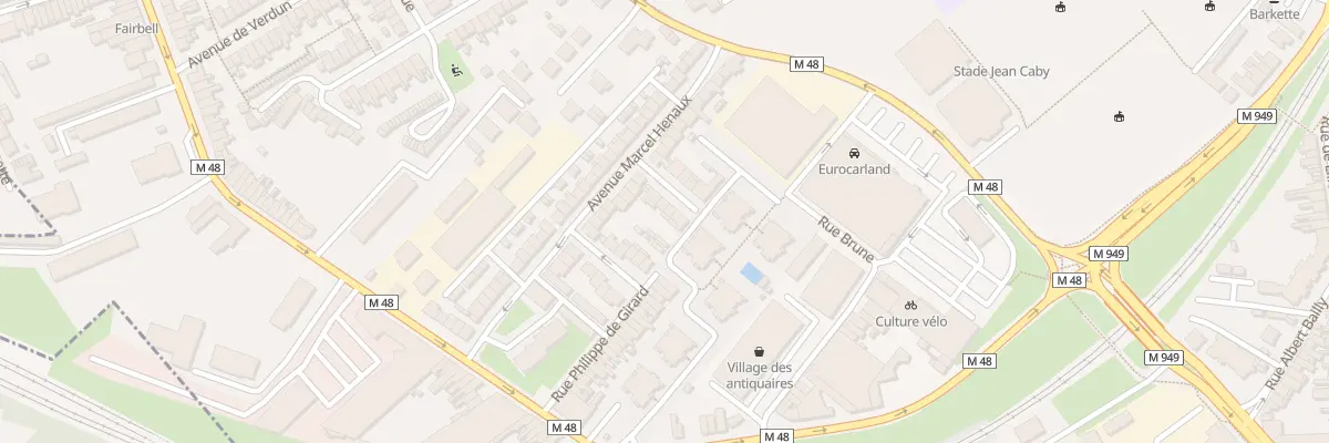 Plan du 6 Rue Édouard Van Caeneghem à Saint-André-lez-Lille
