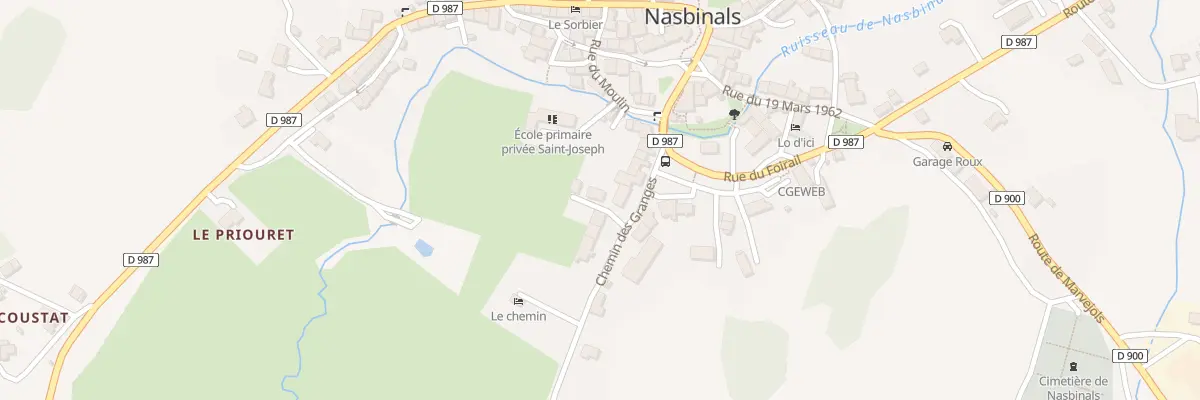 Plan du 5226 Che de la Grange du Four à Nasbinals