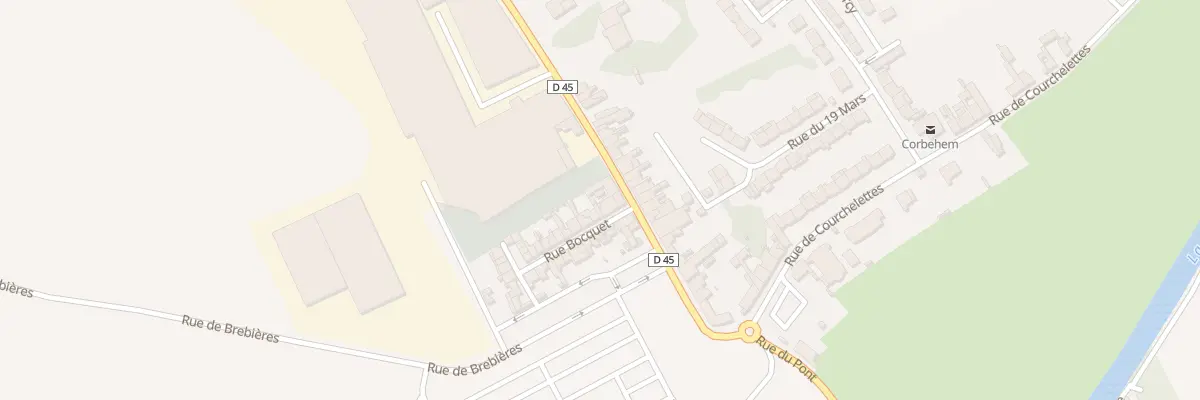 Plan du 13 Rue de la Gare à Corbehem