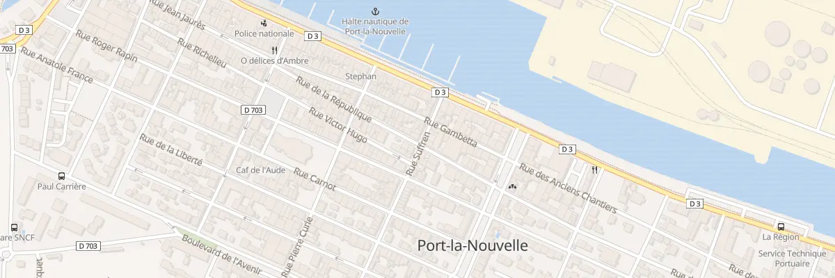 Plan du 56 Rue Suffren à Port-la-Nouvelle