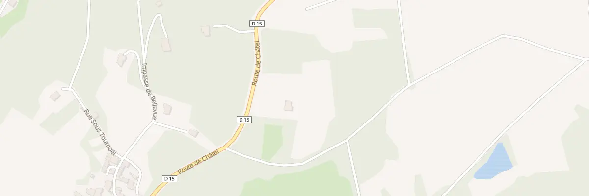 Plan du 2 Rte de Chatel - Le Lac à Volvic