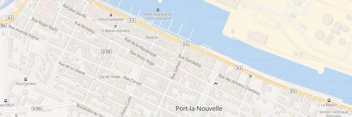 Plan du 186 Rue Gambetta à Port-la-Nouvelle