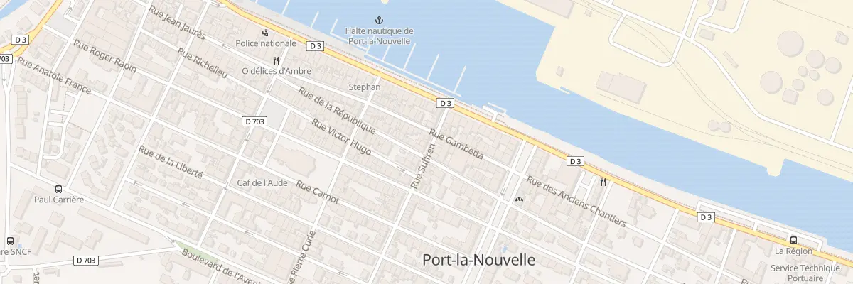 Plan du 42 Rue Suffren à Port-la-Nouvelle