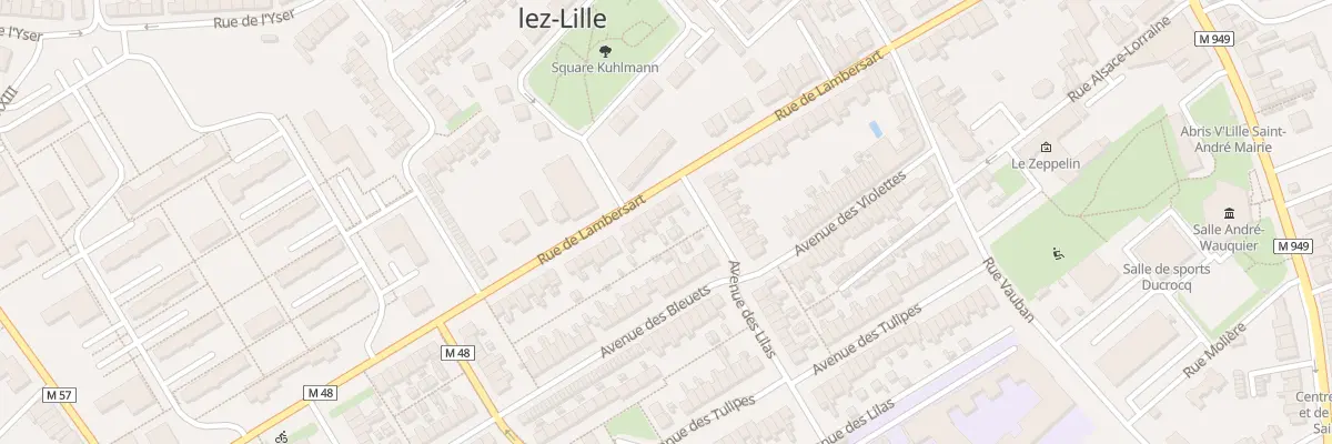 Plan du 61 Rue de Lambersart à Saint-André-lez-Lille