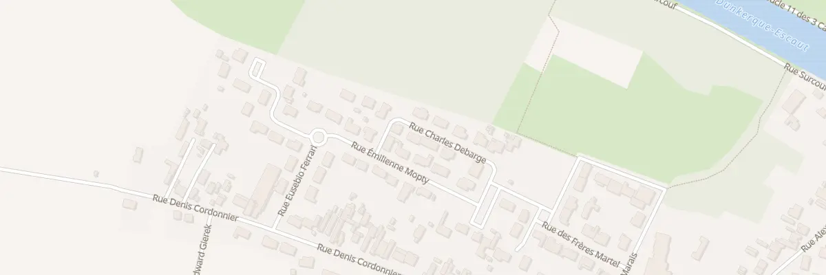 Plan du 7 Rue Charles Debarge à Auby