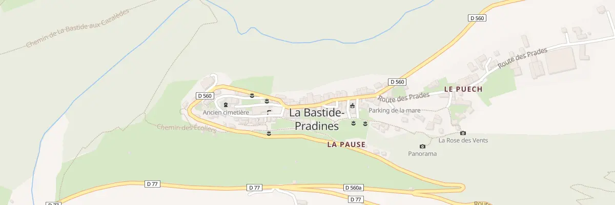 Plan du 5026 Rue Emma Calve à La Bastide-Pradines