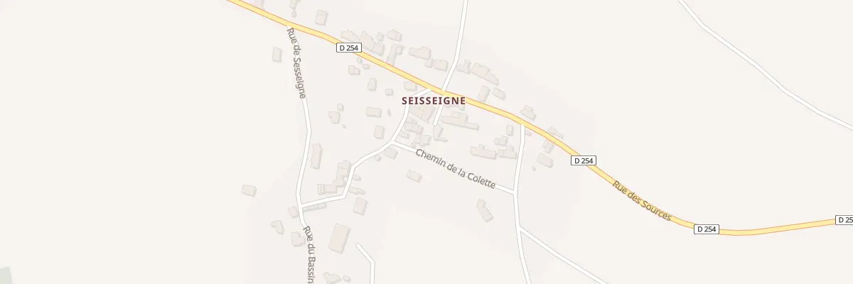 Plan du 3 Che de la Colette à Germigny-sur-Loire
