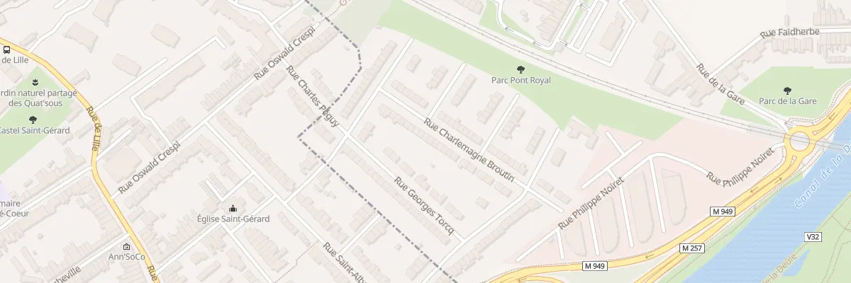 Plan du 20 Rue Charlemagne Broutin à Saint-André-lez-Lille