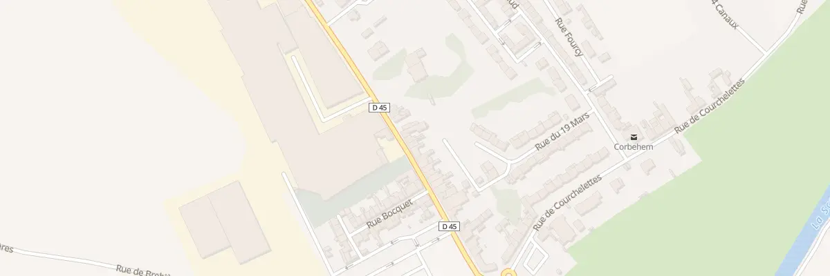 Plan du 38 Rue de la Gare à Corbehem