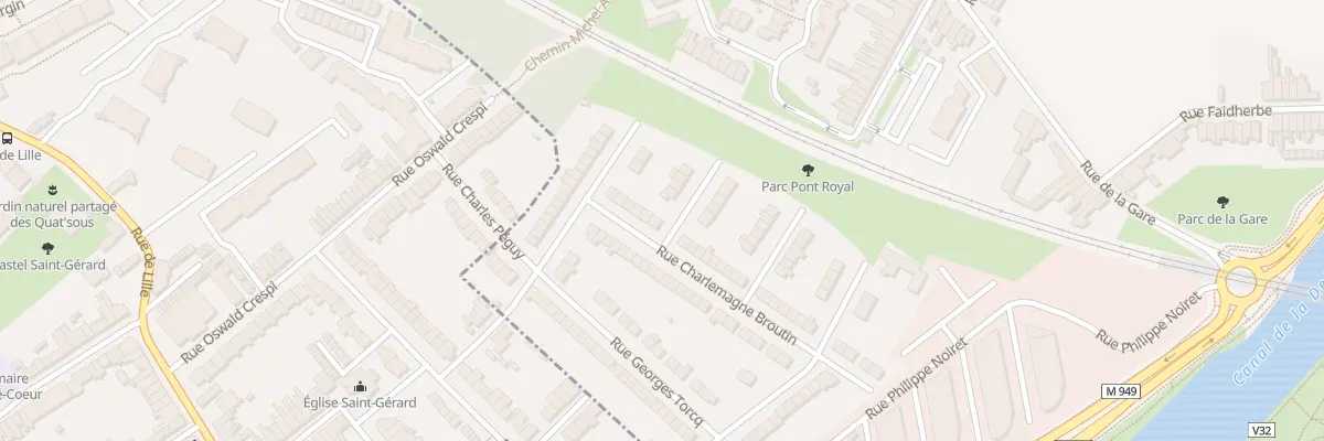 Plan du 11 Rue Charlemagne Broutin à Saint-André-lez-Lille