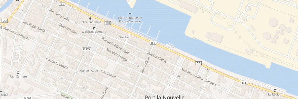 Plan du 18 Rue Suffren à Port-la-Nouvelle