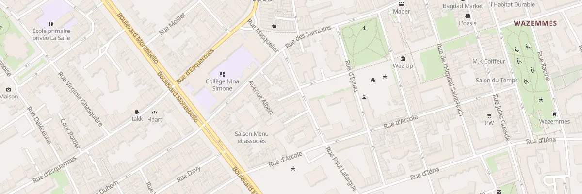 Plan du 11 Vc Stevenaert Rue P Lafargue à Lille