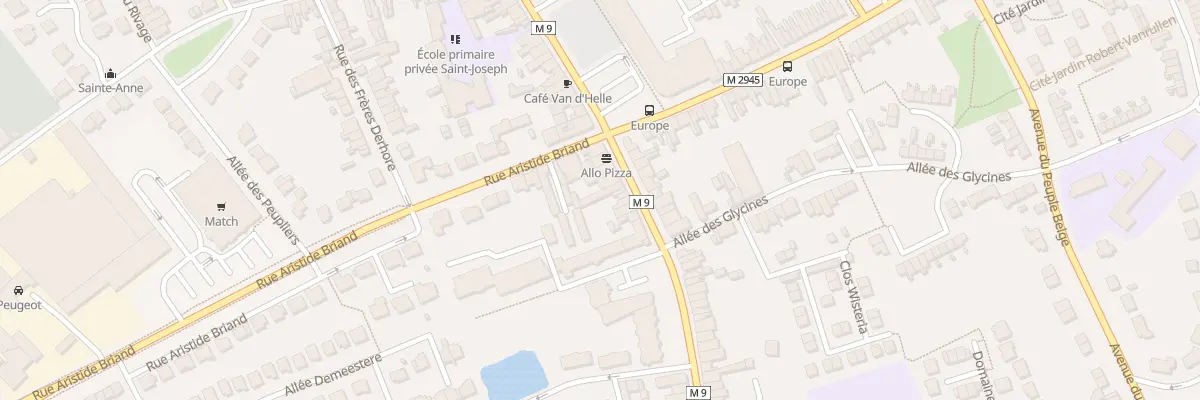 Plan du 10 Rue des Frères Hollebecque à Wervicq-Sud