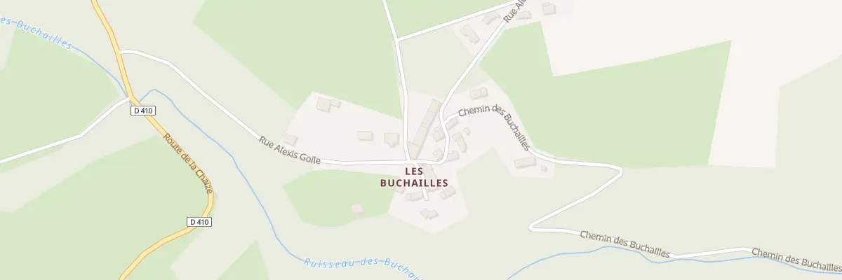 Plan du 9016 Les Buchailles à Teilhède