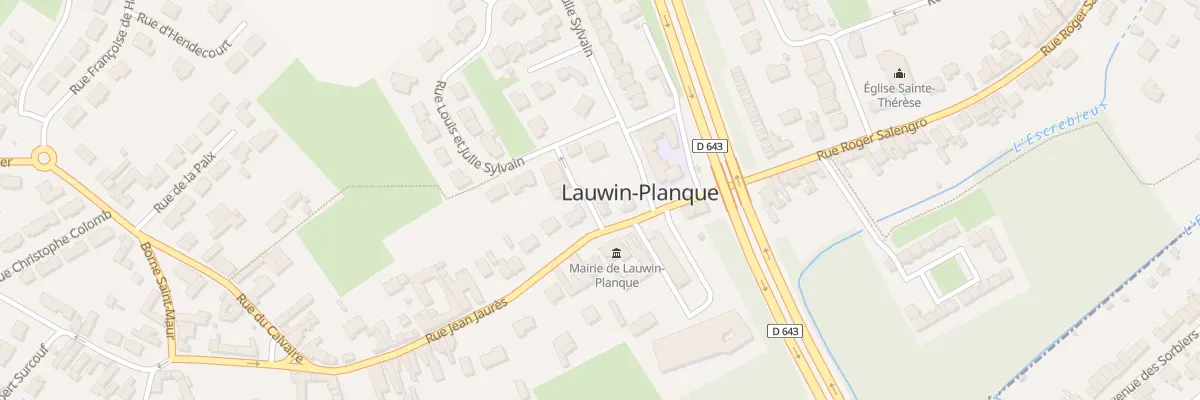 Plan du 11 Rue Jean Jaures à Lauwin-Planque
