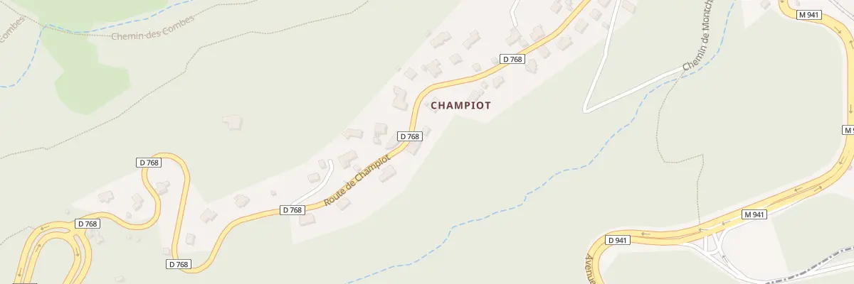 Plan du 39B Rte de Champiot à Durtol