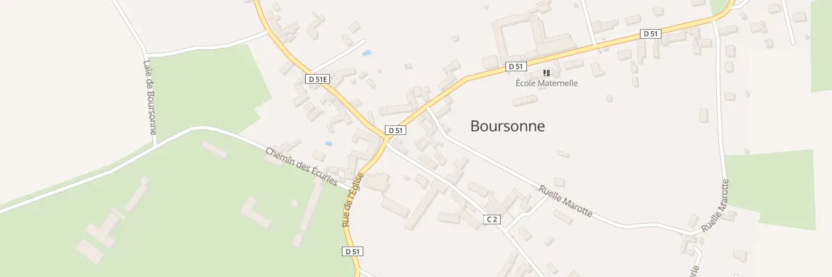 Plan du 3 Rue de la Poste à Boursonne