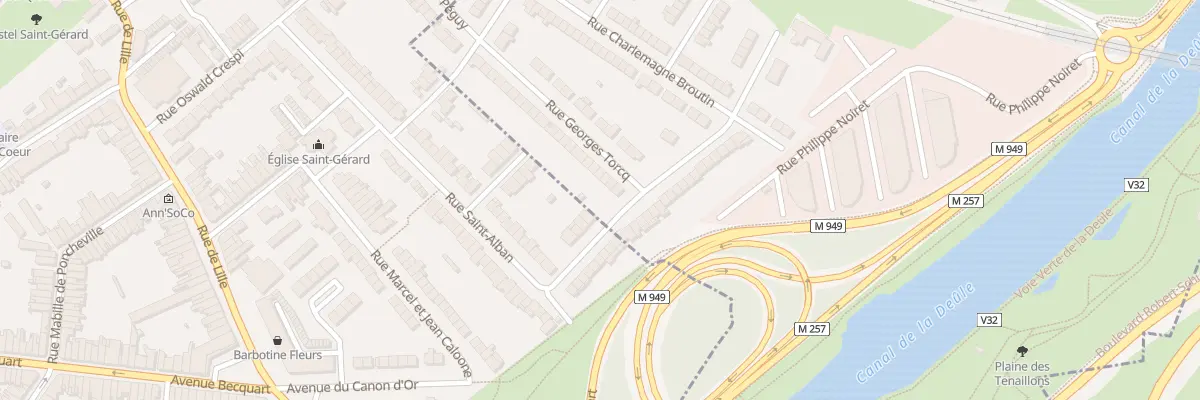 Plan du 42 Rue Georges Torcq à Saint-André-lez-Lille
