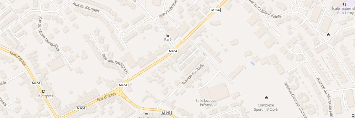 Plan du 83 Rue du Général Leclerc à Wambrechies