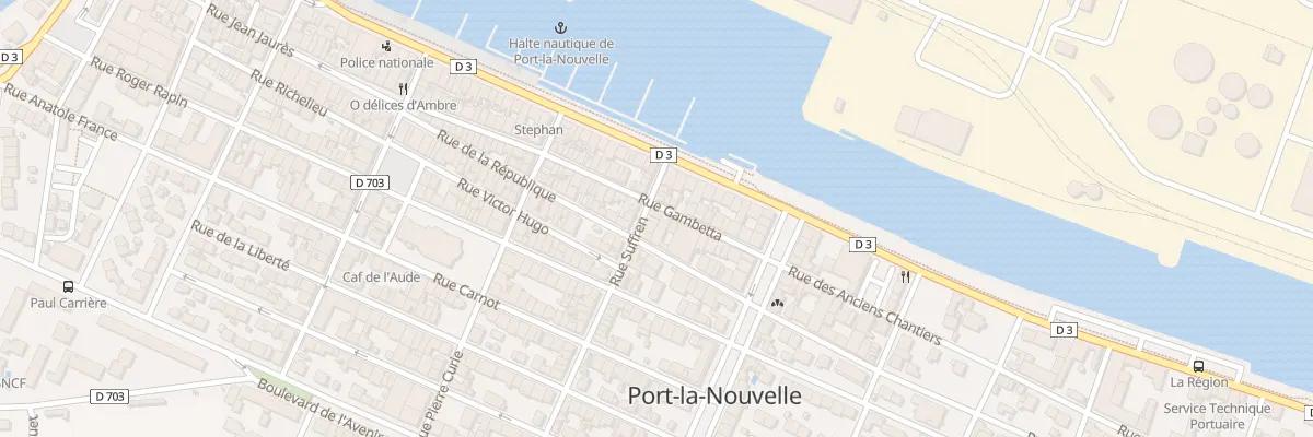 Plan du 45 Rue Suffren à Port-la-Nouvelle