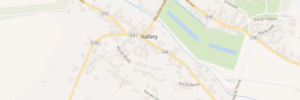 Plan du 8 Rue Pasteur à Vallery