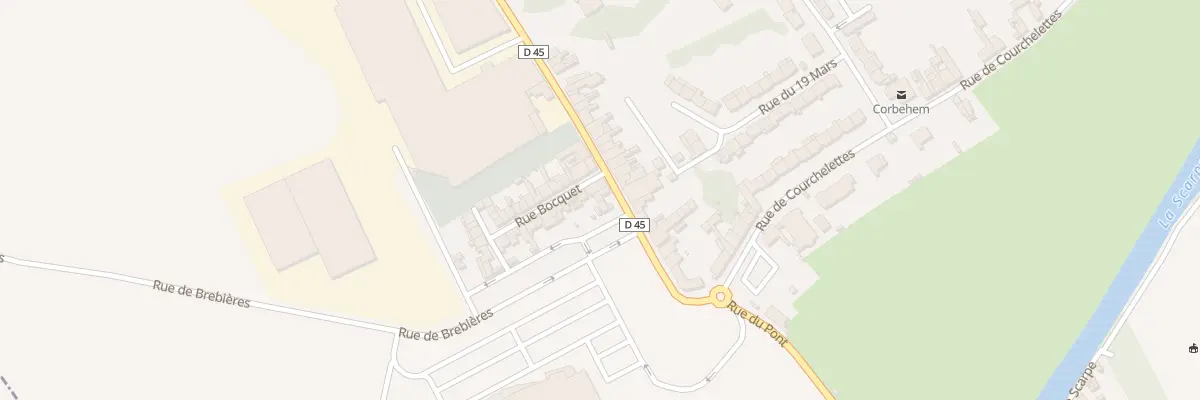 Plan du 3 Rue de la Gare à Corbehem